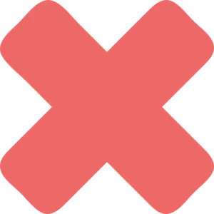 Red Cross Icon Simple PNG image