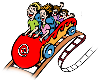 Roller coaster user experience land rollercoaster rides clipart kid