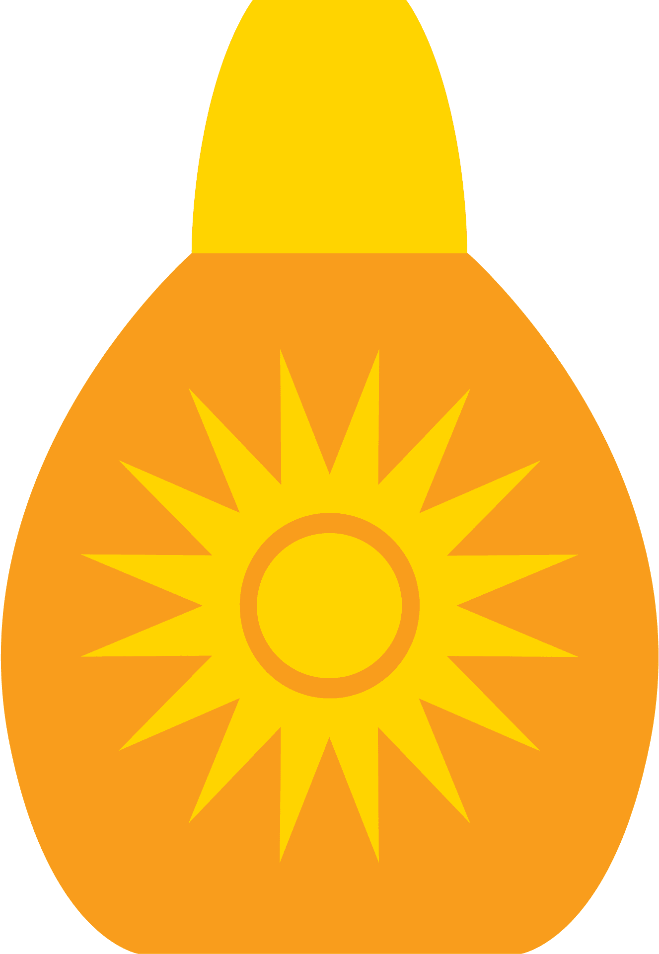 Sunscreen clipart transparent