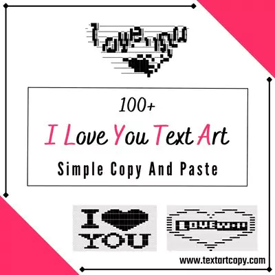 Heart Text Art Copy Paste - Draw. Imagine. Create.