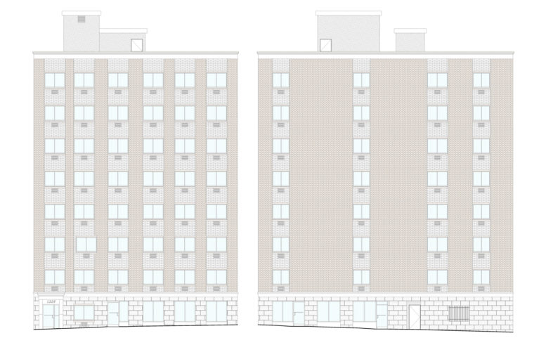 1228 Washington Avenue, rendering by Badaly Architects