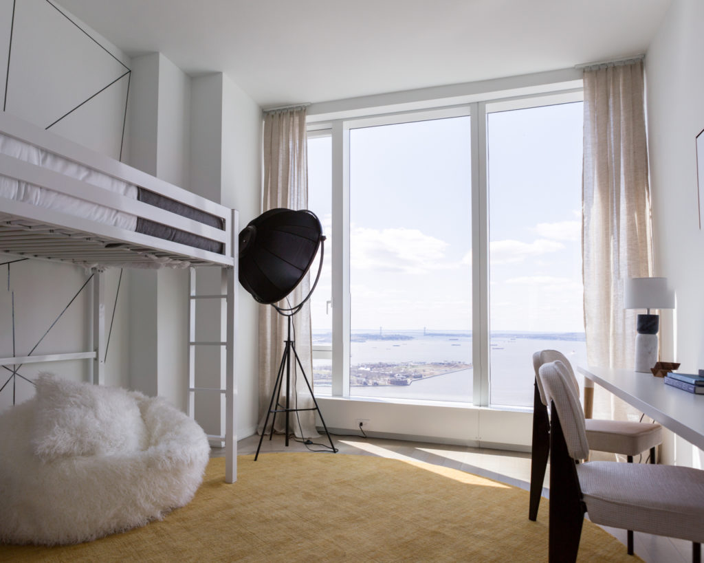 50 West Street penthouse childrens bedroom, image by Andrew Campbell Nelson