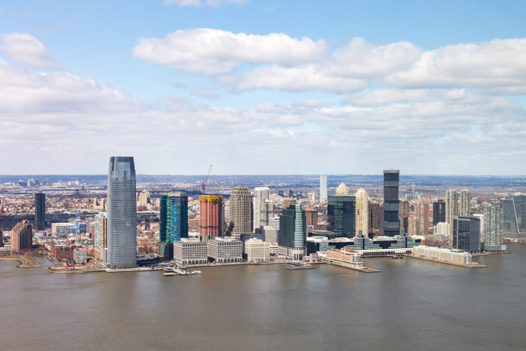 New Jersey as seen from 50 West Street, image by Andrew Campbell Nelson