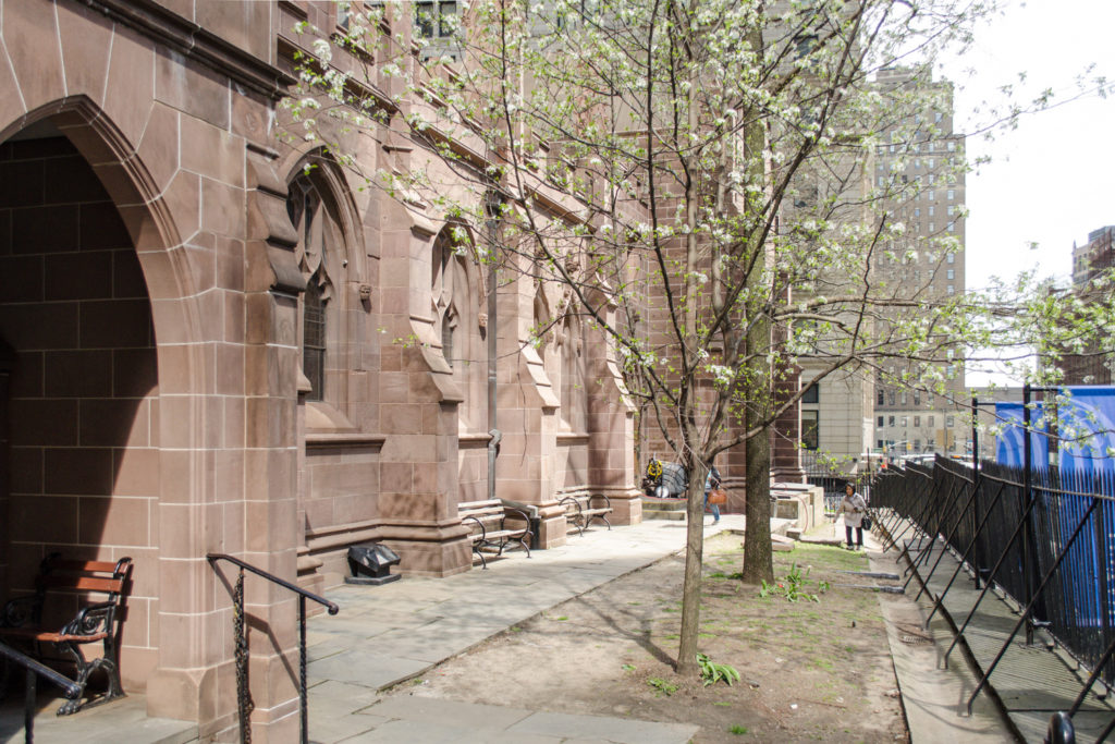 West Perspective's current condition, image courtesy the Trinity Church Wall Street