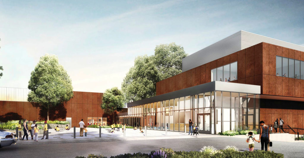 YMCA in Edenwald, rendering by Marvel Architects