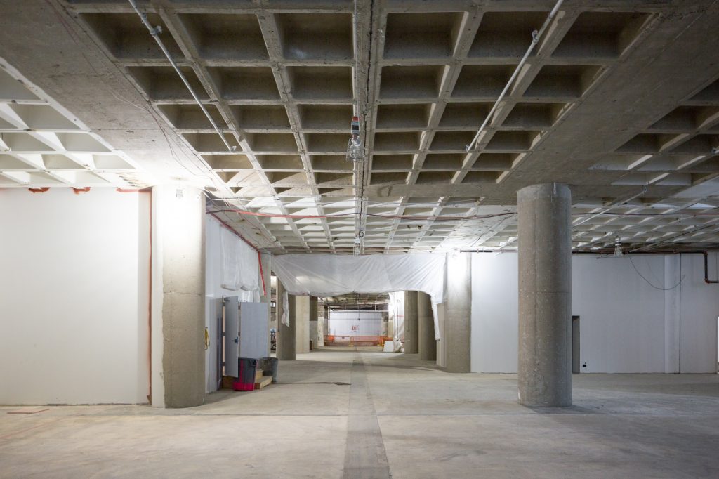 Five Manhattan West interior, will soon be publicly accessible with retail, image by Andrew Campbell Nelson