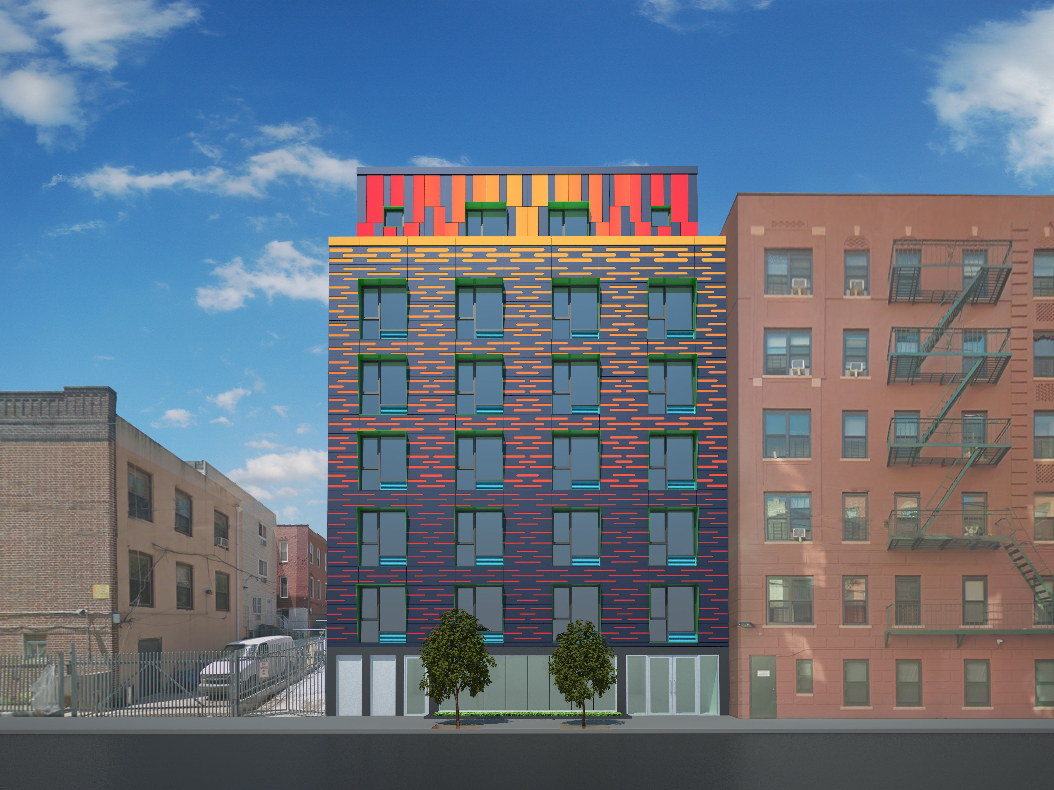 883 Bryant Avenue, rendering from Ari Thaler