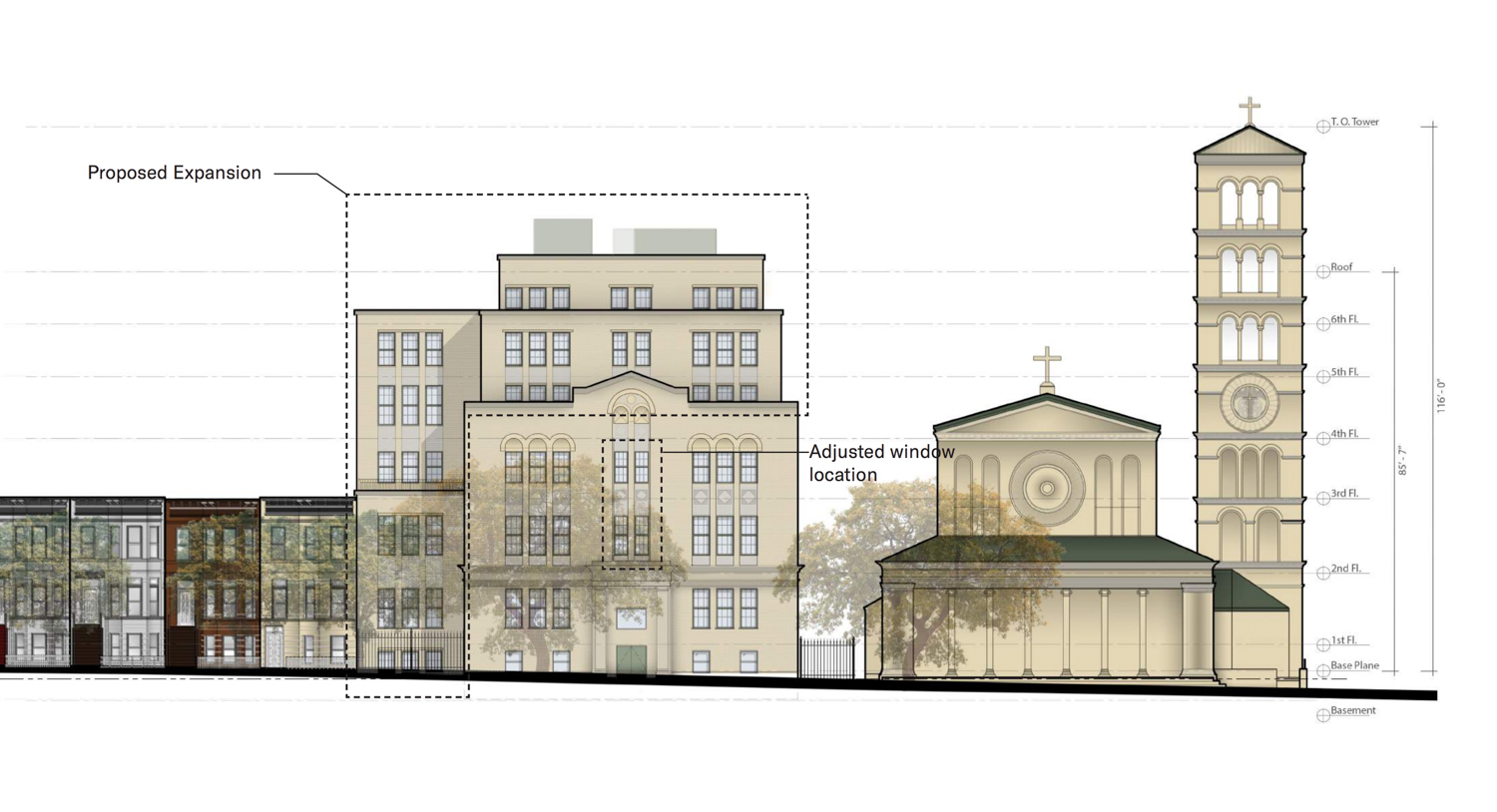 991 Saint Johns Place, elevation by PKSB