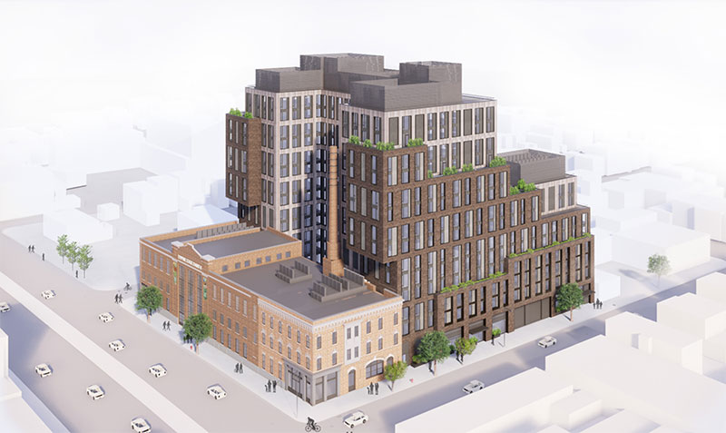 Rendering of 2840 Atlantic Avenue - Dattner Architects