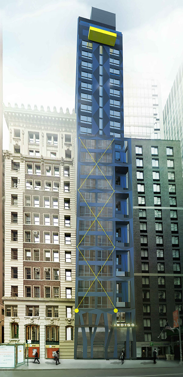 Rendering of 120 Water Street - Gene Kaufman Architects