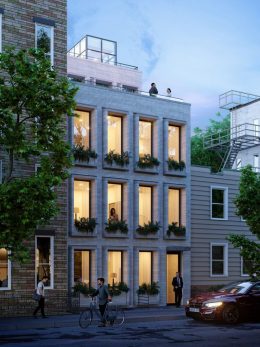 Rendering of 78 Eagle Street - Charles Diehl Architect