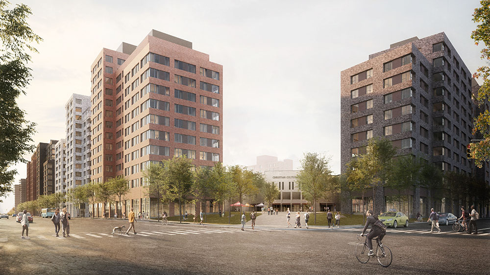 Rendering of Urban Village in East New York, Brooklyn