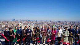 City officials joined BFC Partners and Breaking Ground to celebrate New Yorkers moving into affordable homes at 1101 and 1089 President Street in Crown Heights, Brooklyn