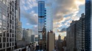 Evening view of One Willoughby Square - Photo by David Sundberg Esto