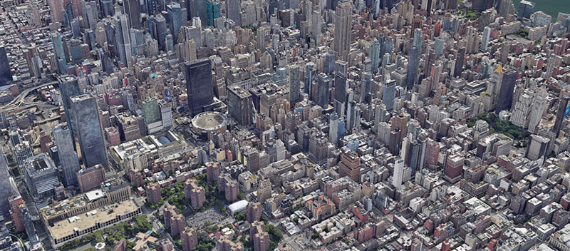 Aerial view of Midtown Manhattan - Department of City Planning