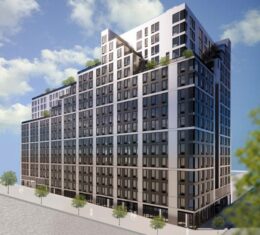 Rendering of 401 West 207th Street in Inwood, Manhattan