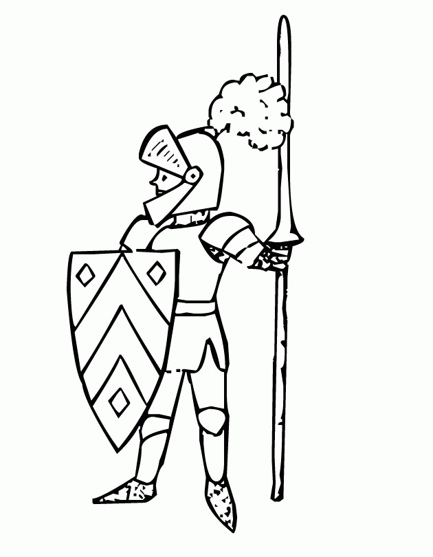 Free Knights Coloring Page, Download Free Knights Coloring Page png ...