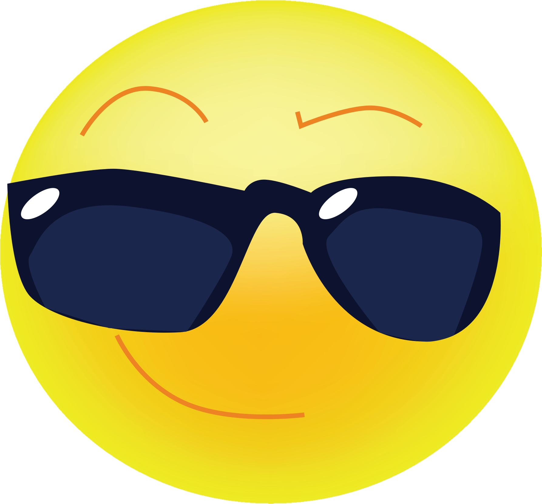 Smiley Face Emoji Cool - IMAGESEE