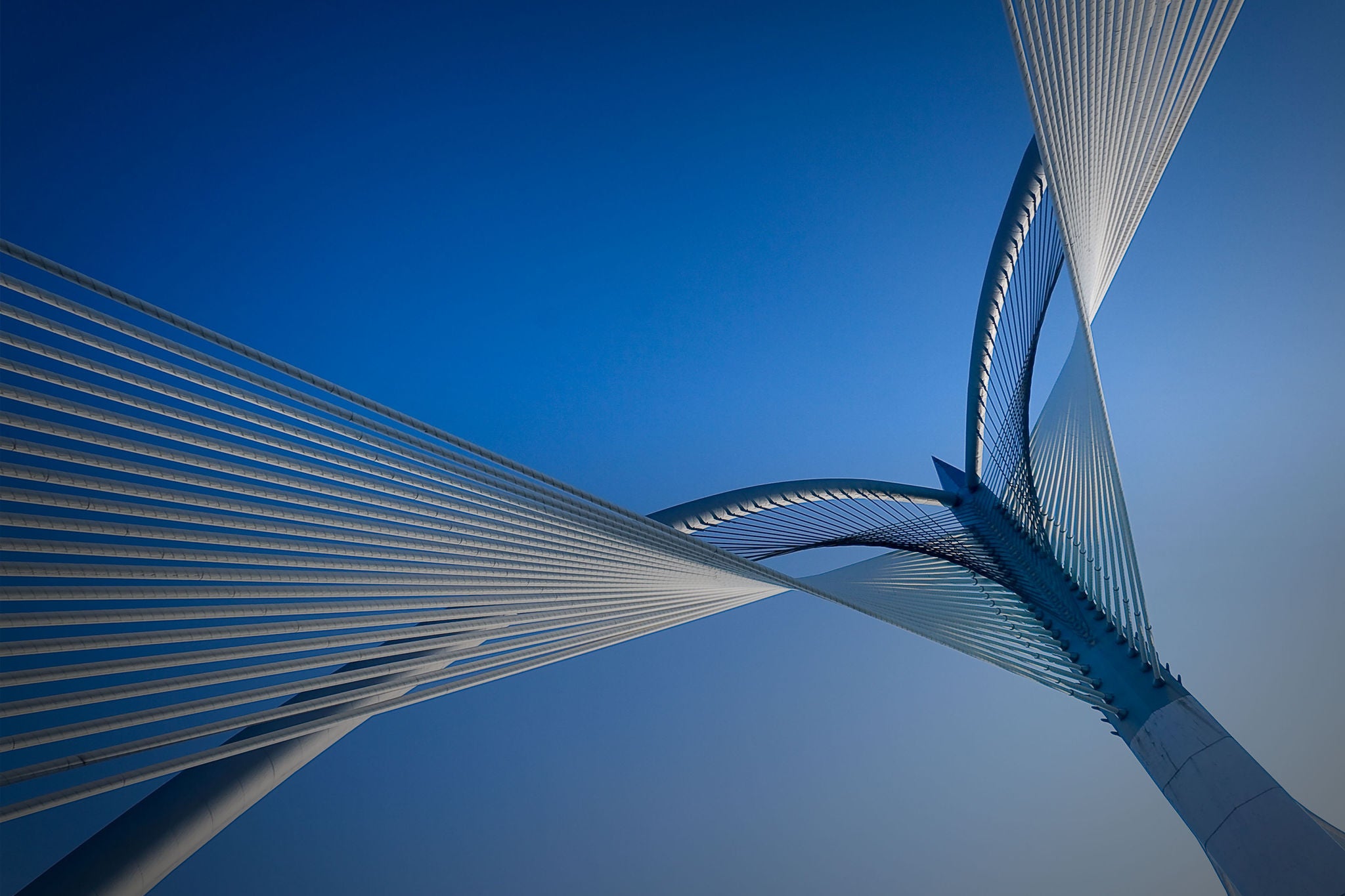 Low angle view of Putra Bridge