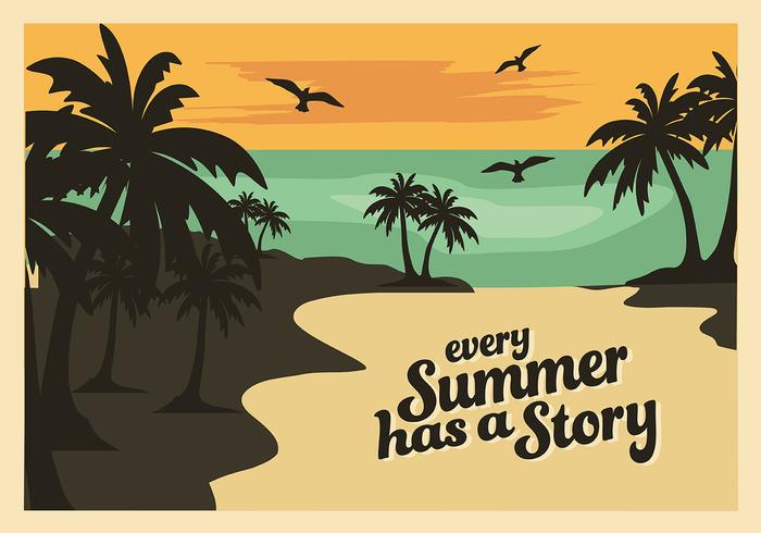 Free Summer Vector Background