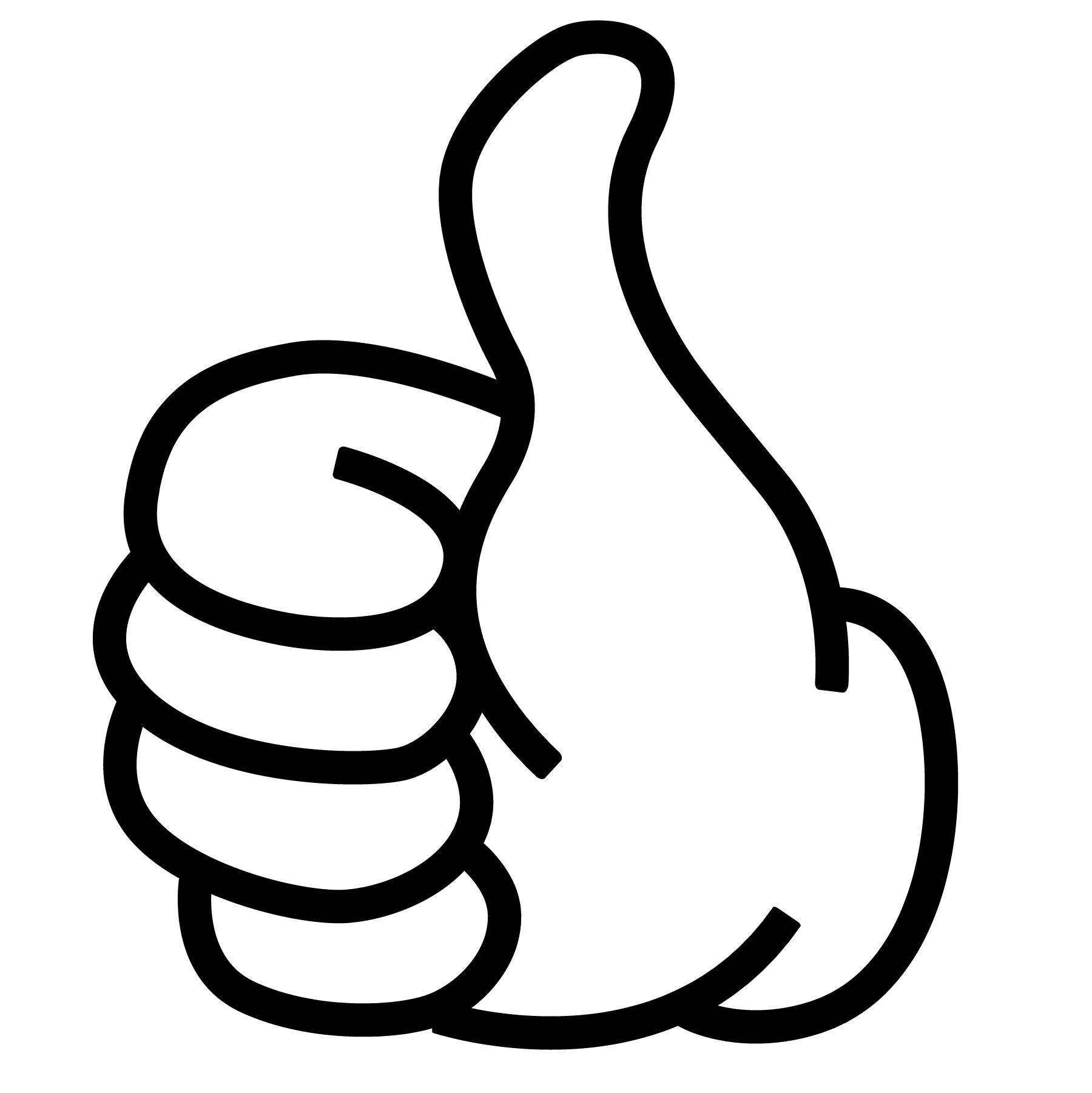 Thumbs Up Hands SVG