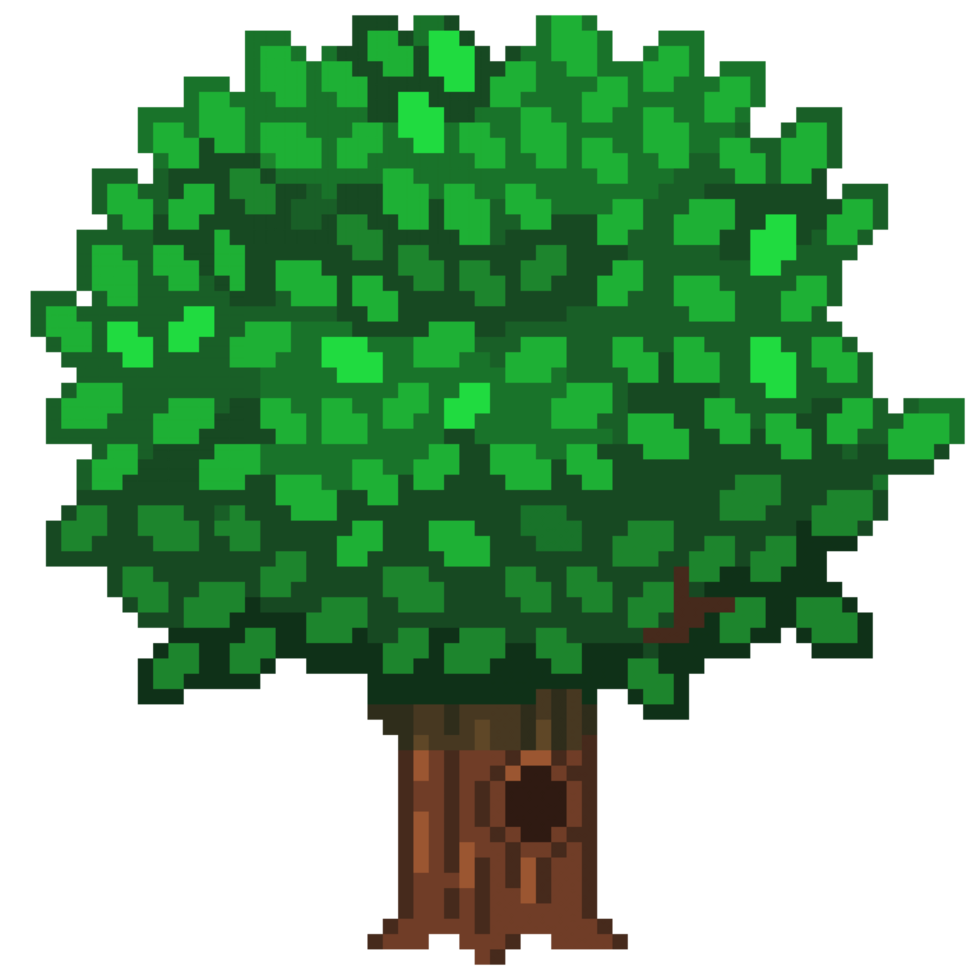 Pixel Art Tree PNGs for Free Download