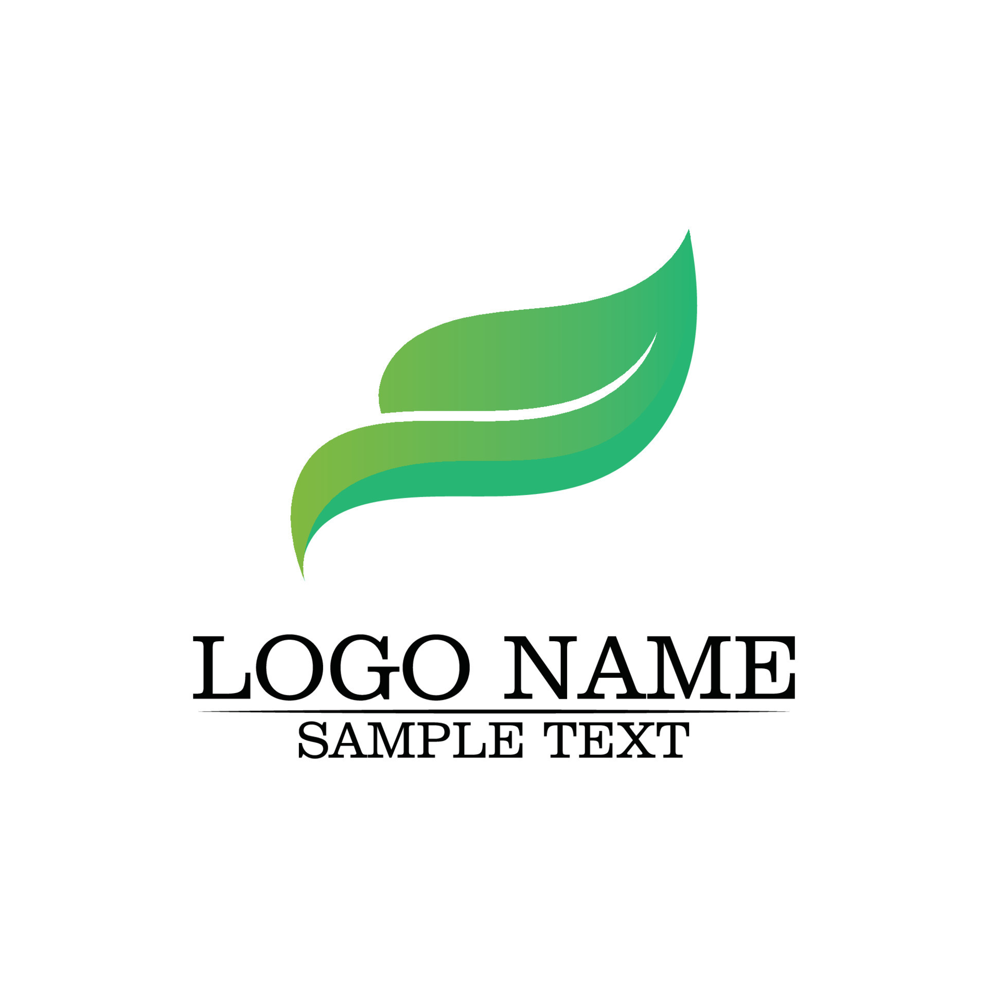 Eco Tree Leaf Logo Template 24742559 Vector Art at Vecteezy