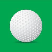 Realistic Detailed Golf Ball vector