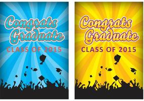 Graduation Cards vector