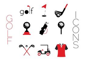 Creative Golf icons vector