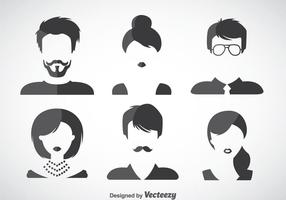 Hair Styles Vector Sets