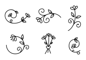 Free Floral Elements Vector