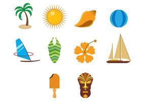 Hawaii Vector Icons