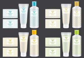 Soap And Shampoo Packaging vector