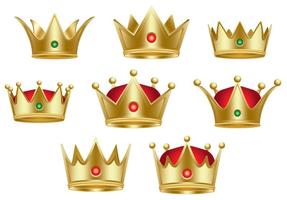 Classic Queen Crown Collection vector