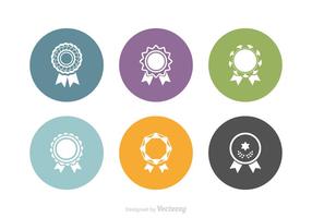 Free Cockade Vector Icon Set