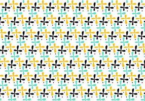 Retro repeating pattern vector