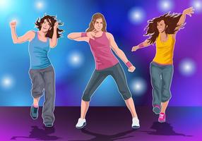 Zumba Fitness Dance vector