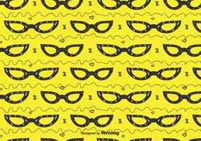 Cat Eye Glasses Pattern vector