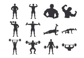 Bodybuilder Body vector