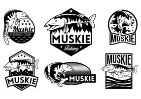 Muskie Vector Badge