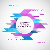 Abstract Triangles Vector Background