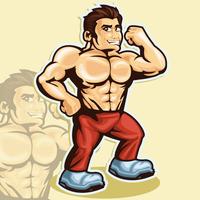 Bodybuilder vector