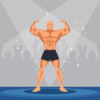 Body Builder Vector