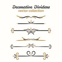 Ornamental decorative elements vector