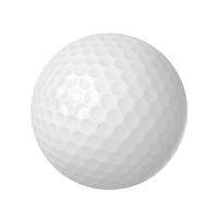 golf ball over white vector