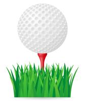 golf ball vector illustration