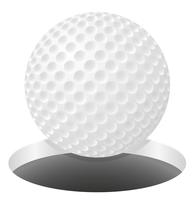 golf ball vector illustration