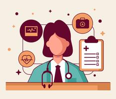 Healthcare Character Vector