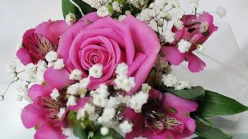 Bouquet Of Pink Roses  video